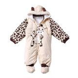 Winter Baby Rompers Boy Girl Hat Jumpsuit Shoes Sets Down Coat Baby Clothes Layette Kids Suit Newborn Overalls Clothing Parkas