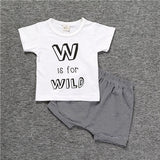 Summer Kids Clothes Sets Short Sleeve Boy T-shirt Pants Suit Clothing Set Newborn Sport Suits Children Baby Boy Clothes SY125