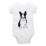 Unisex Top Quality Baby Rompers Short Sleeve Cottom O-Neck 0-24M Novel Newborn Boys&Girls Roupas de Baby Clothes