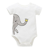 Unisex Top Quality Baby Rompers Short Sleeve Cottom O-Neck 0-24M Novel Newborn Boys&Girls Roupas de Baby Clothes