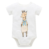 Unisex Top Quality Baby Rompers Short Sleeve Cottom O-Neck 0-24M Novel Newborn Boys&Girls Roupas de Baby Clothes