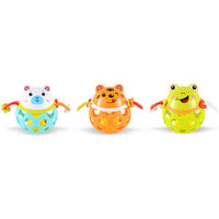0-12 Months Baby Rattles toy Intelligence Grasping Gums Plastic Animal Music Hand Shake Toy Early Educational Gift for Newborns