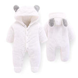 2019 Newborn Baby Winter Hoodie Clothes Polyester Infant Baby Girls Pink Climbing New Spring Outwear Rompers 3m-12m Boy Jumpsuit