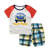 Brand Designer Baby Boy Clothes Sport Clothing Tracksuit Active  Striped Tshirt +shorts Toddler Clothing Sets