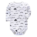 Babies Boys Long Sleeve Clothes Baby Girls Romper Newborn Toddler Infant 0-24 Months Body One Piece Rompers