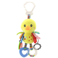 Newborn Baby Stroller Hanging Toy Cute Animal Doll Bed Hanging Plush Toy Rattle Bed Bell Activity Soft Toys Sleep Well Tool