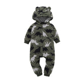 Soft Baby Rompers Newborn 6-24M Baby Boy Clothes Warm Fleece Kids Girl Jumpsuits Hooded Infant Girl Rompers Toddler Costumes