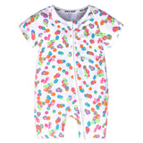 2019 Toddler Newborn Baby Boys Girls Dinosaur Zipper Rompers Cartoon Jumpsuit Outfits Clothes Short Sleeve Baby Rompers