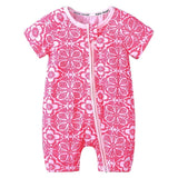 2019 Toddler Newborn Baby Boys Girls Dinosaur Zipper Rompers Cartoon Jumpsuit Outfits Clothes Short Sleeve Baby Rompers