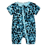 2019 Toddler Newborn Baby Boys Girls Dinosaur Zipper Rompers Cartoon Jumpsuit Outfits Clothes Short Sleeve Baby Rompers
