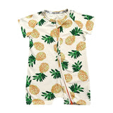 2019 Toddler Newborn Baby Boys Girls Dinosaur Zipper Rompers Cartoon Jumpsuit Outfits Clothes Short Sleeve Baby Rompers