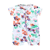 2019 Toddler Newborn Baby Boys Girls Dinosaur Zipper Rompers Cartoon Jumpsuit Outfits Clothes Short Sleeve Baby Rompers