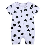 2019 Toddler Newborn Baby Boys Girls Dinosaur Zipper Rompers Cartoon Jumpsuit Outfits Clothes Short Sleeve Baby Rompers
