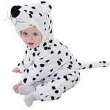 Flannel Baby Rompers Rabbit Cotton Baby Boys Girls Animal Rompers Spring Winter Stitch Baby's Sets Kigurumi Newborn Clothes 2019