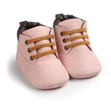 2018 Spring / Autumn Infant Baby Boy Soft Sole PU Leather First Walkers Crib Shoes 0-18 Months