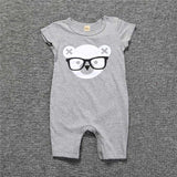 Baby clothes spring summer INS romper thin jacquard cotton newborn kids clothes short sleeves romper. SK-075