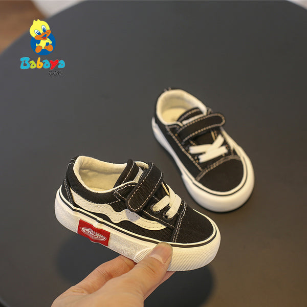 Babaya Baby Shoes Soft Bottom Baby Boy Casual Shoes 1-3 Years Old 2019 Spring Children Canvas Shoes Girls Walking Shoes Toddler