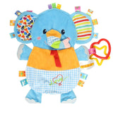 Newborns Baby Toys 0-12 Months Appease Towel Soft Animals Pig Lion Elephant Plush Toy Infant Calm Grasp Ring Sound Boy Girl Gift