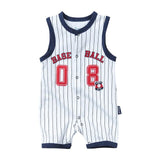 Spring Summer newborn Baby Romper Cotton Clothes short sleeve Infant girl boy Jumpsuit Child Basketball Thin crawling Clothes