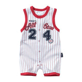 Spring Summer newborn Baby Romper Cotton Clothes short sleeve Infant girl boy Jumpsuit Child Basketball Thin crawling Clothes